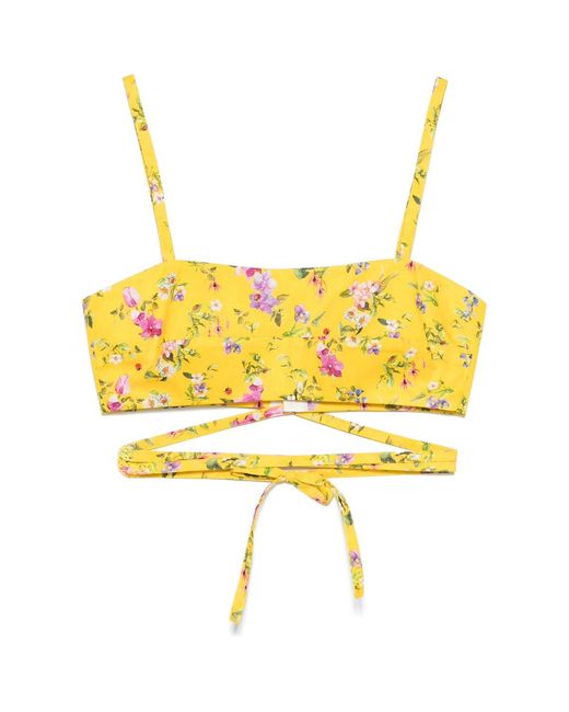 Top Cotone-Donna di PAOLA ZUIN in Yellow