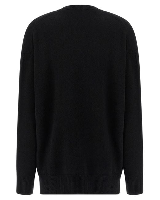 Cashmere Sweater Maglioni Nero-Donna di Jil Sander in Black