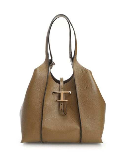 Tod's Natural T Timeless Shoulder Bags