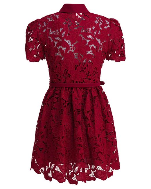 Self-Portrait Red Dresses