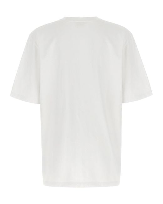 Marni White Logo Patch T-Shirt for men