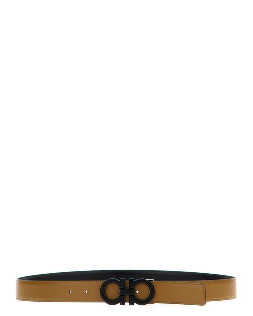 Reversible Belt Cinture Nero-Uomo di Ferragamo in White da Uomo