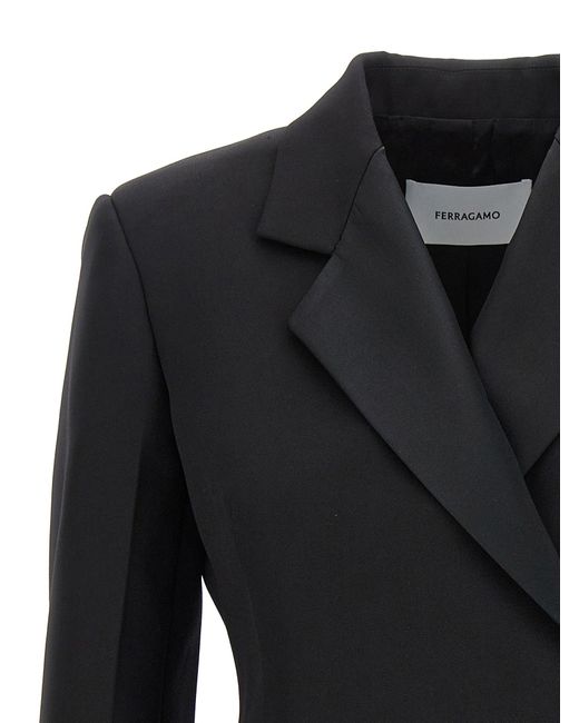 Tuxedo Blazer And Suits Nero di Ferragamo in Black