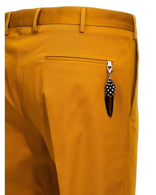 PT Torino Orange Dieci Pants for men