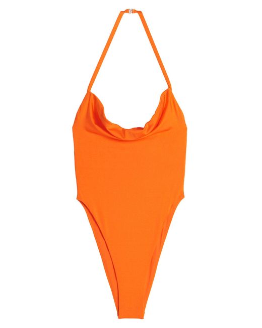 Saint Laurent Orange Body Sgambato Underwear, Body