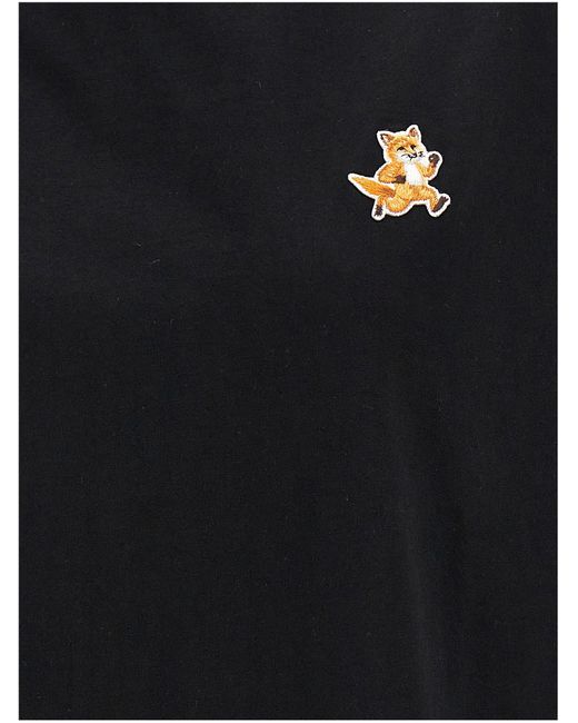 Maison Kitsuné Black 'Speedy Fox' T-Shirt