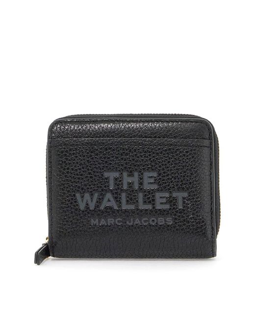 Portafoglio 'The Leather Mini Compact Wallet' di Marc Jacobs in Black