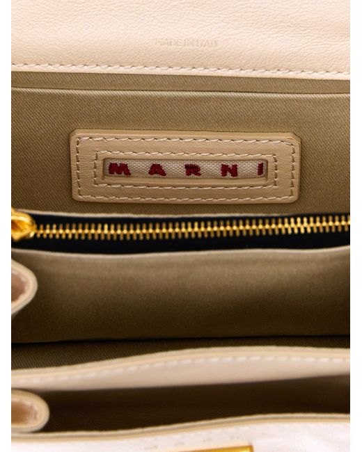 Marni Natural Trunk Soft Shoulder Bags