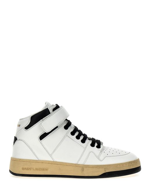 Saint Laurent White Lax Sneakers for men