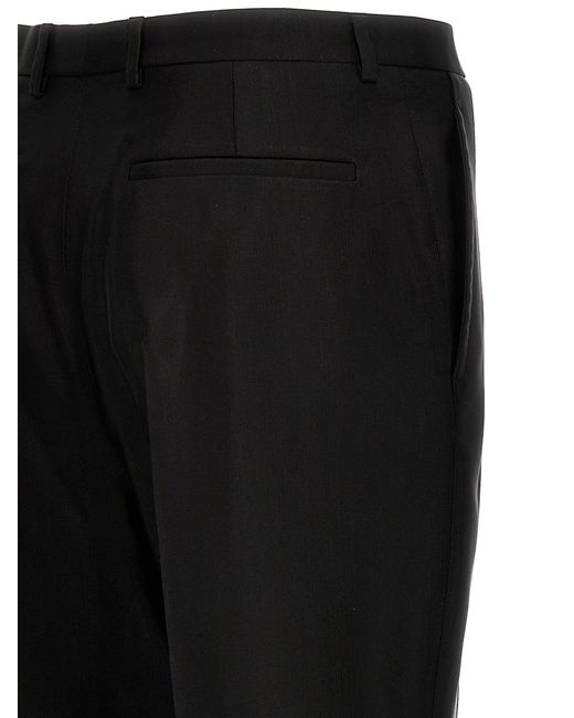 Saint Laurent Black Faille Pants for men