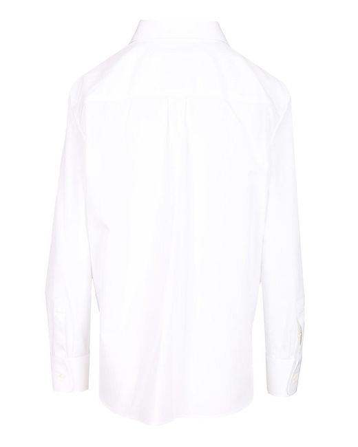 Cotton Poplin Shirt Shirts Bianco-Donna di Givenchy in White