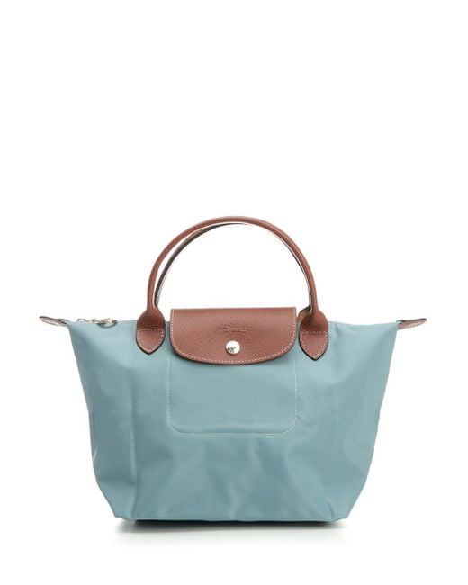 Longchamp Blue Le Pliage Original Handbags Light
