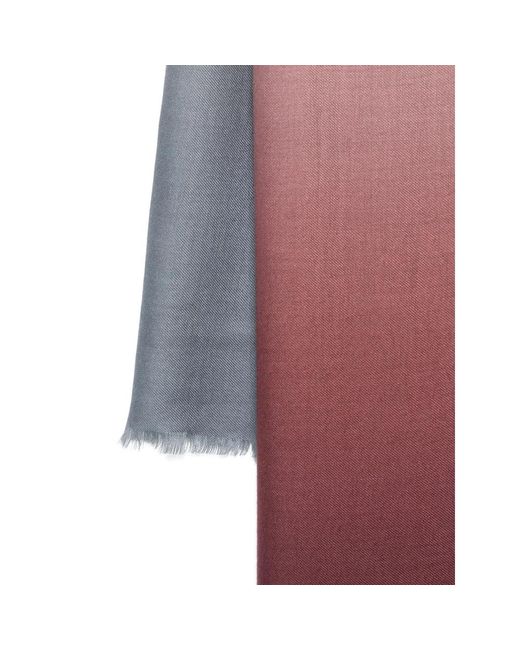 D'Aniello Purple Silk Scarves & Gloves