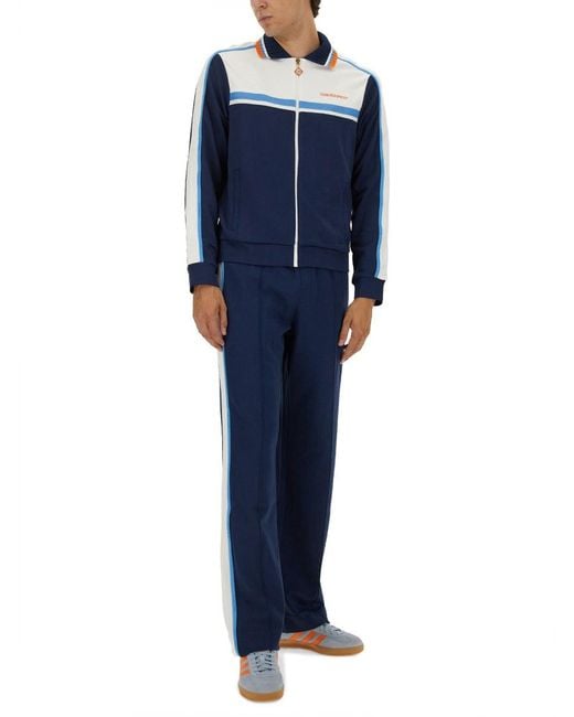 Casablanca Blue Pique Truck Jacket for men