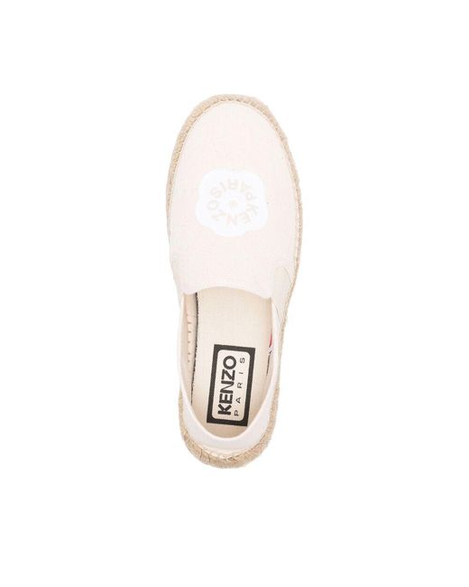 Espadrillas Gomma Tessuto-Donna di KENZO in Natural