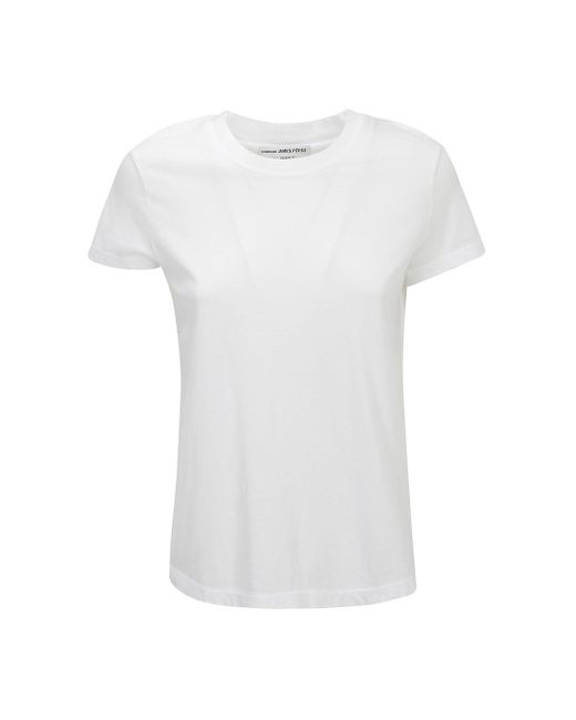 T-Shirt Vintage di James Perse in White