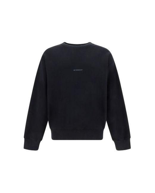 Givenchy Blue Sweatshirt With Logo