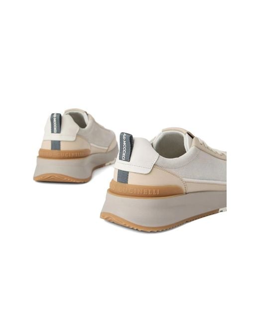 Brunello Cucinelli Natural Neutrals Trainers for men