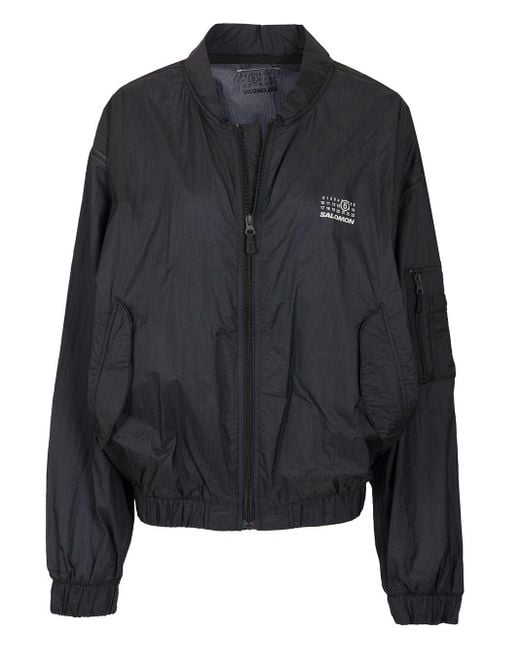 ジャケット・アウター MM6 Maison Martin Margiela NWOT MM6 MAISON MARGIELA Coat Jacket Wool Blend Navy Blue M