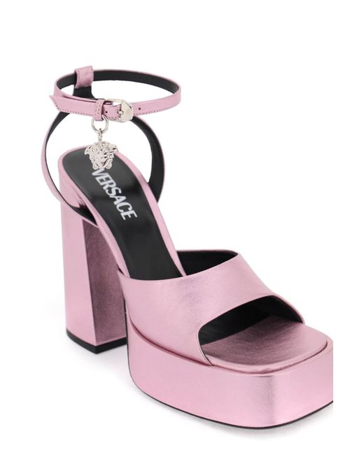 Versace Pink 'aevitas' Sandals