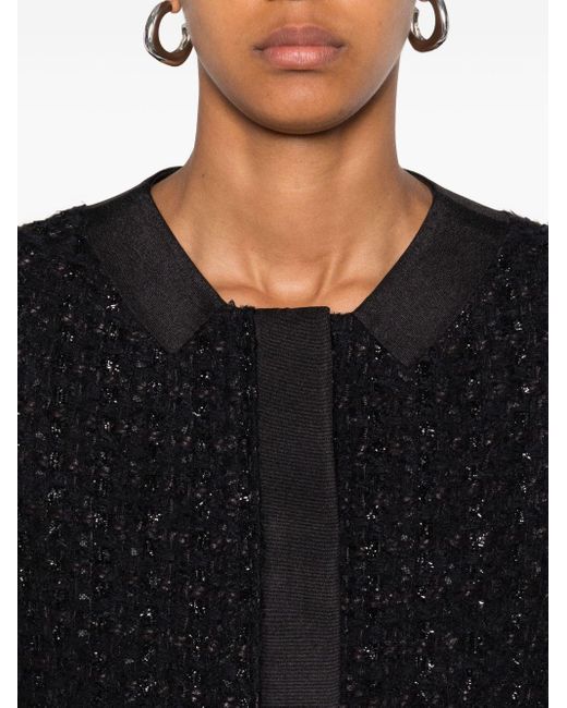 Emporio Armani Black Wool Blend Blazer Jacket