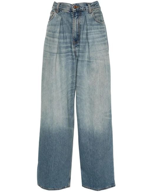 Jeans Caramelle A Gamba Larga di Haikure in Blue