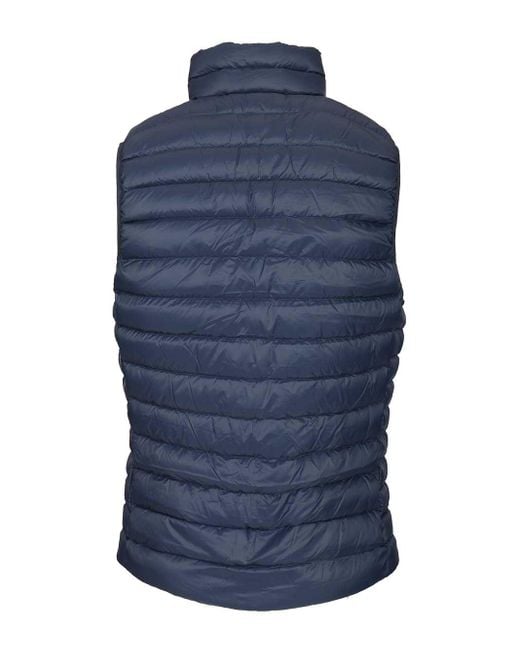 Patagonia Blue Sleeveless Drawstring Down Jacket Coats for men