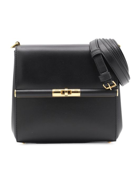 Borsa a tracolla Marlene in pelle nera di Dolce & Gabbana in Black