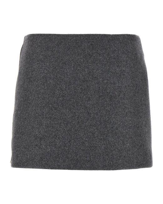 Sportmax Gray 'Poggio' Skirt