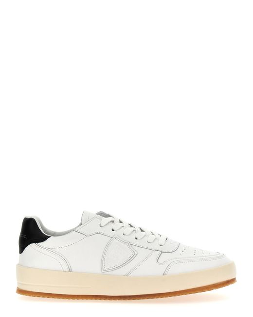 Nice Low Sneakers Bianco/Nero di Philippe Model in White da Uomo