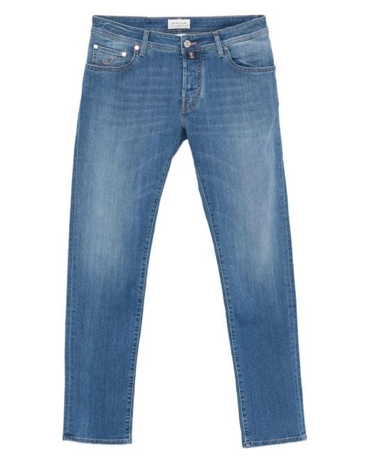 Jacob Cohen Blue Super Slim Fit Denim Jeans for men