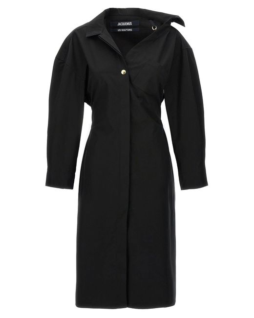 Jacquemus La Robe Chemise Dresses in Black | Lyst
