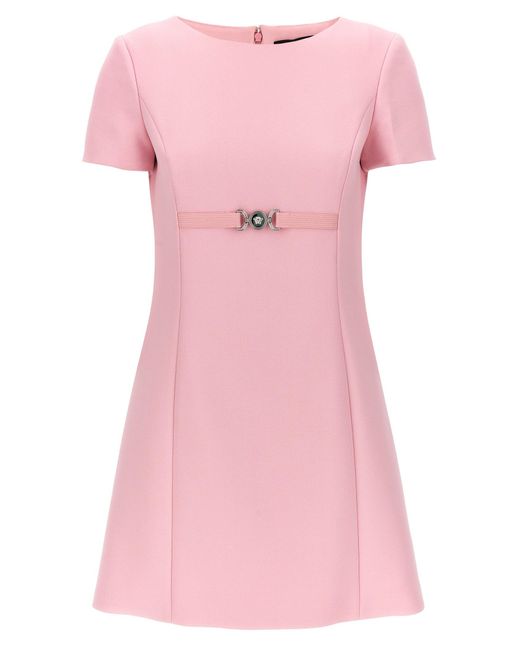 Versace Pink Mini Dress Dresses