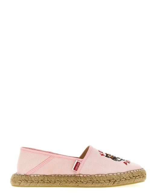 Tiger Flat Shoes Rosa di KENZO in Pink