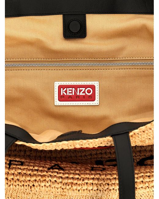 KENZO Natural Boke Flower Tote Bag