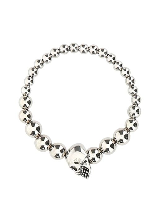 Alexander McQueen Metallic Bracelets for men