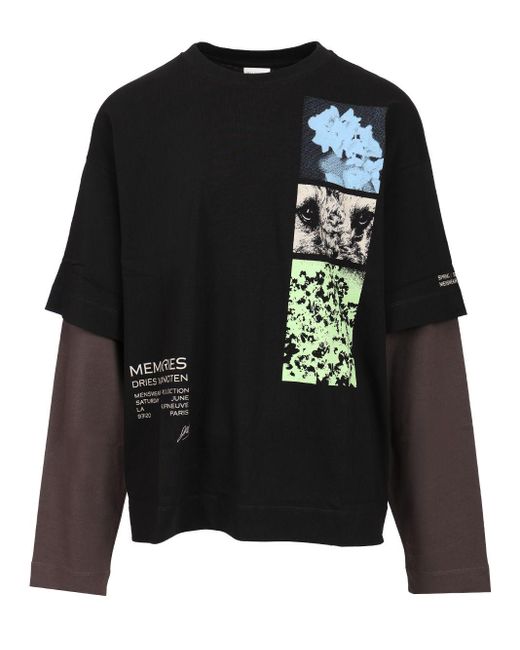 【関税&送料込】Dries Van Noten Hemmings Printed Double Slee 関税&送料込】Dries Van Noten Hemmings Printed Double Slee
