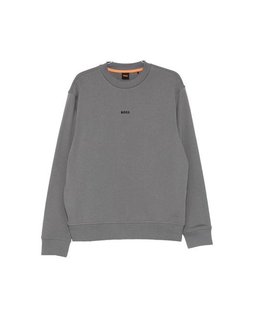 Boss Gray Sweatshirts for men