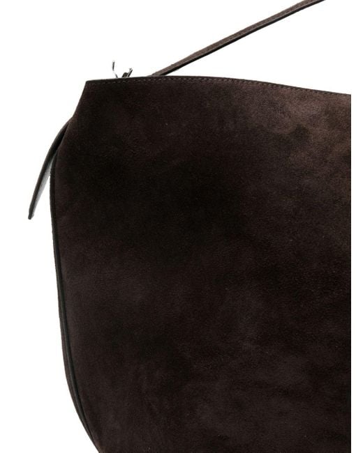 Totême  Black Suede Beltet Tote Bag