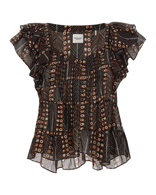 Madrana Top Nero-Donna di Isabel Marant in Black