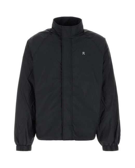 Represent Black Minimalist Padded Jacket for men