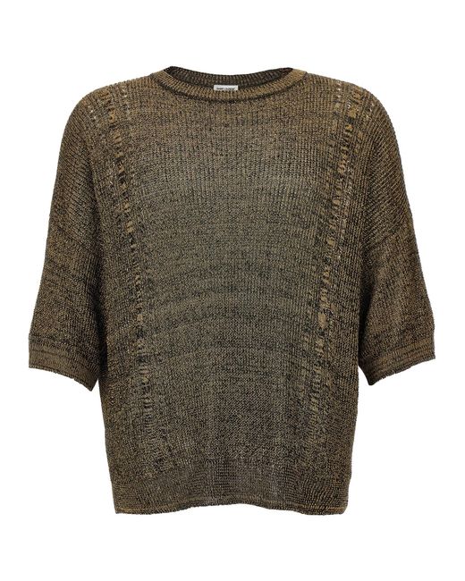Saint Laurent Gray Thread Sweater Sweater, Cardigans for men