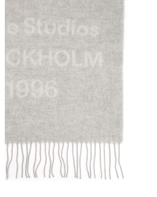 Acne Gray Venus Scarf 1996 Scarves And Foulards