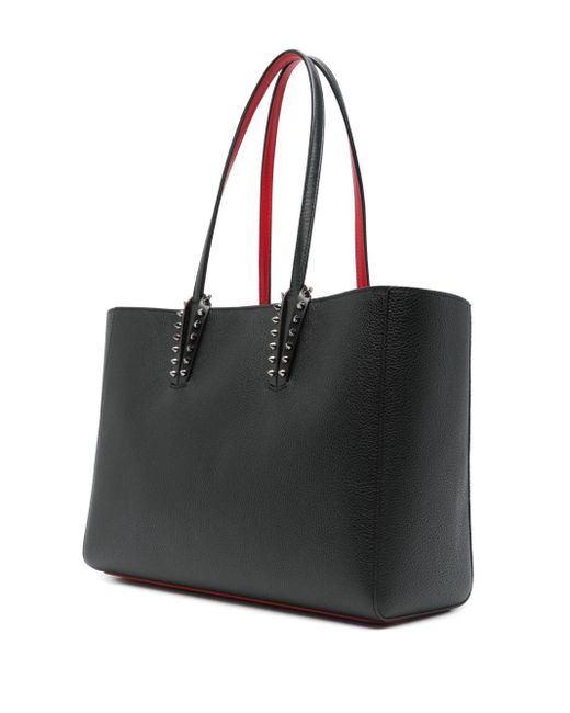 Christian Louboutin Black Cabata Small Leather Tote Bag