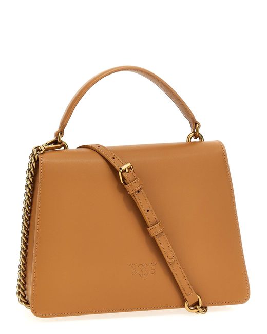 Borsetta "Love One Top Handle" di Pinko in Brown