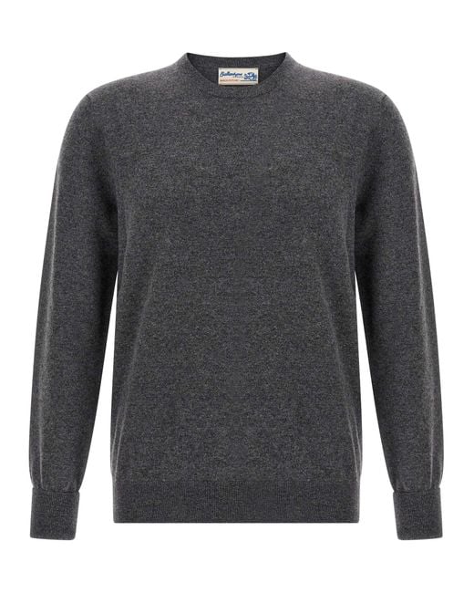 Ballantyne Gray Crewneck Sweater Sweaters And Cardigans for men