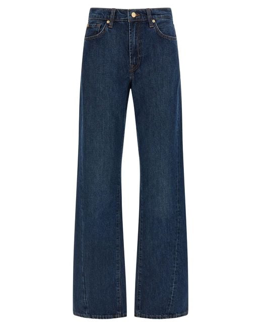 7 For All Mankind Blue 'Twisted Tess September' Jeans