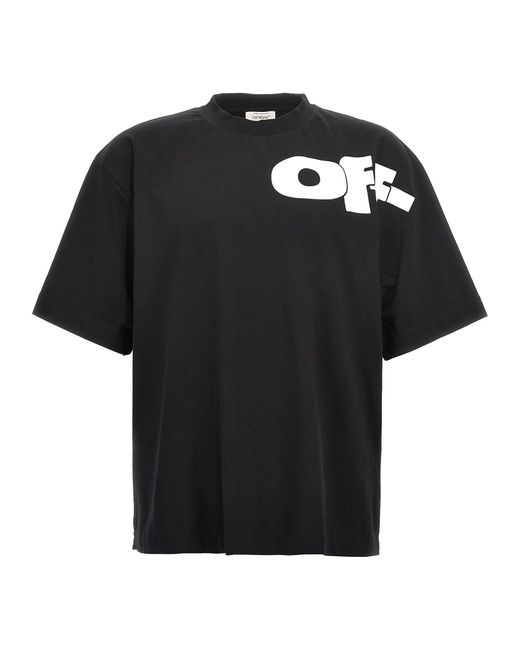 国内発送☆Off-White☆OFF SHARED SKATE S/S TEE/BLACK/WHITE Off-White c/o Virgil Abloh Off- 'Shared Logo Skate' T-Shirt