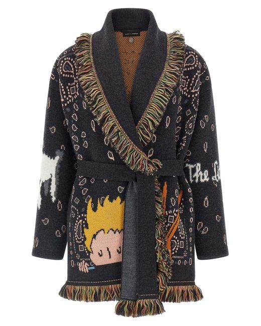 Alanui Black 'Collab The Little Prince' Cardigan