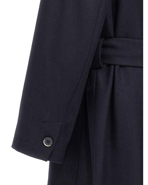 Barena Blue Murata Coats, Trench Coats for men
